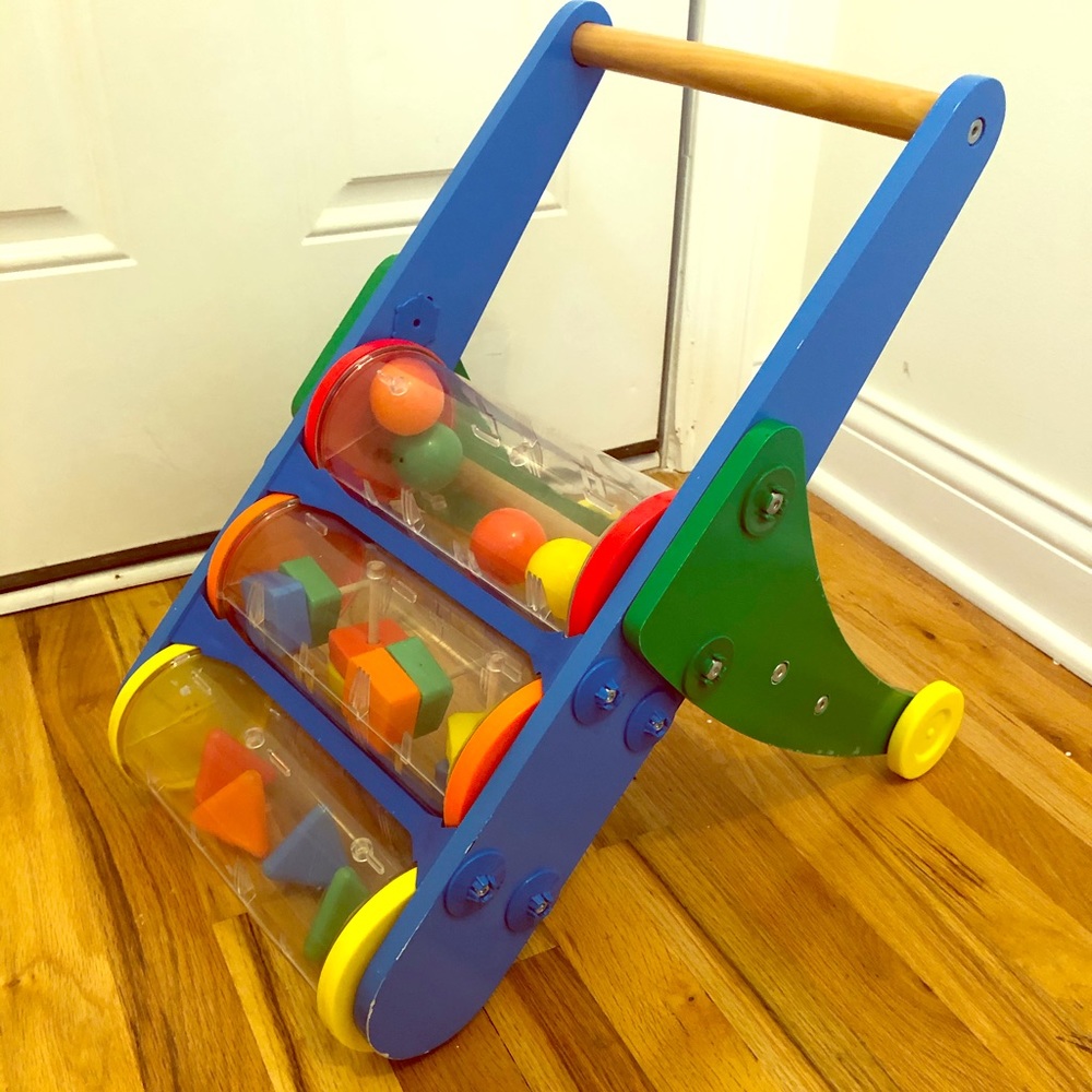 EUC Melissa & Doug Wooden Push Walker